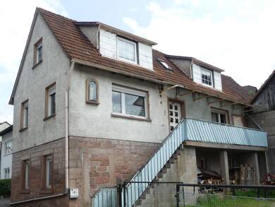 Einfamilienhaus zum Kauf provisionsfrei 33.000 € 4 Zimmer 110 m² 159 m² Grundstück Aura Aura 97773