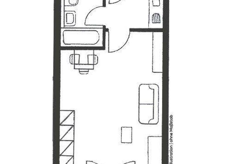 Studio zur Miete 425 € 1 Zimmer 34 m² Bretzfeld 74626
