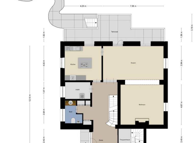 Villa zum Kauf 1.289.000 € 9 Zimmer 326 m² 1.047 m² Grundstück Haan 42781