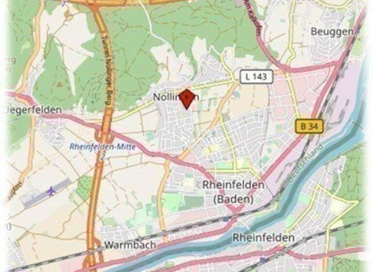 Wohnung zum Kauf provisionsfrei 725.000 € 5 Zimmer 125,6 m²<br/>Wohnfläche 2.<br/>Geschoss ab sofort<br/>Verfügbarkeit Cranachstraße  35a Rheinfelden Rheinfelden (Baden) 79618