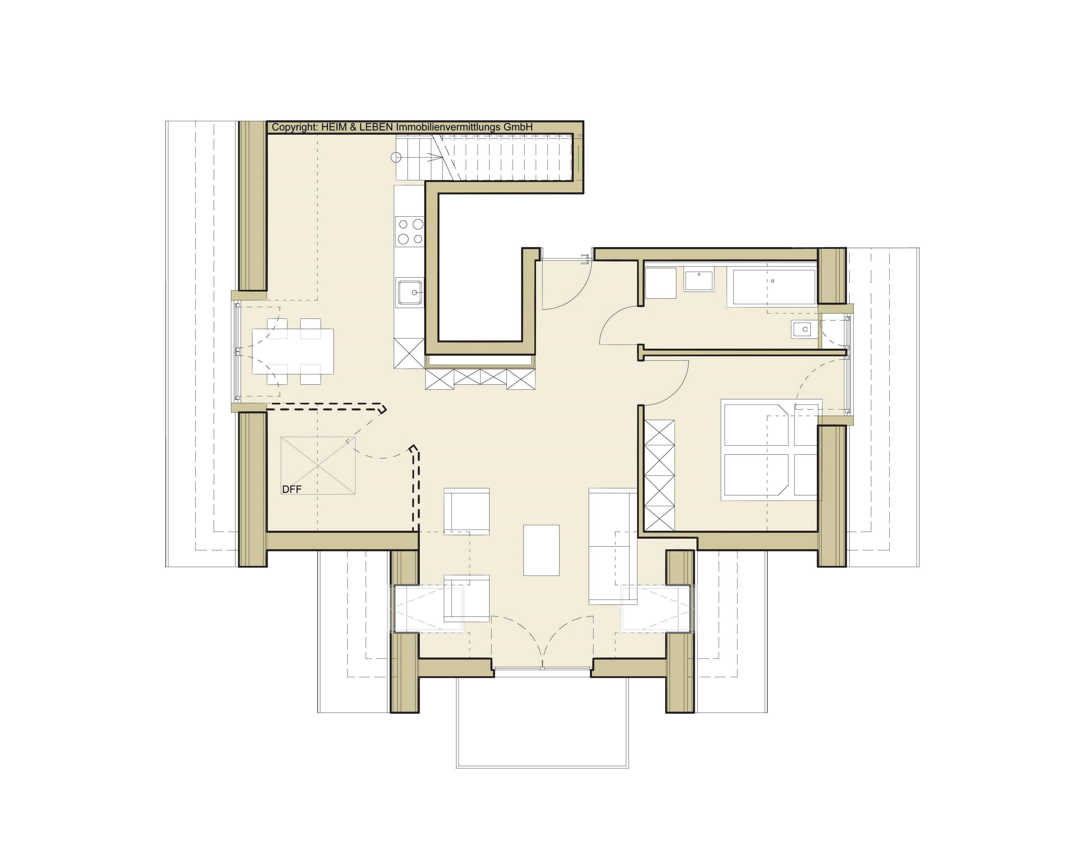 Penthouse zum Kauf provisionsfrei 795.000 € 3 Zimmer 85 m²<br/>Wohnfläche 2.<br/>Geschoss Wasserburger Landstraße 279 Trudering-Riem München 81827