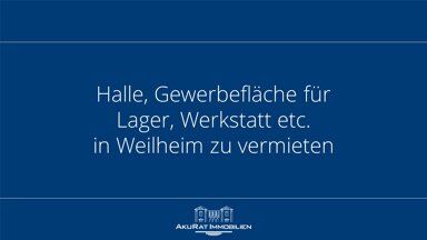 Werkstatt zur Miete provisionsfrei 3.980 € 500 m² Lagerfläche Weilheim Weilheim in Oberbayern 82362