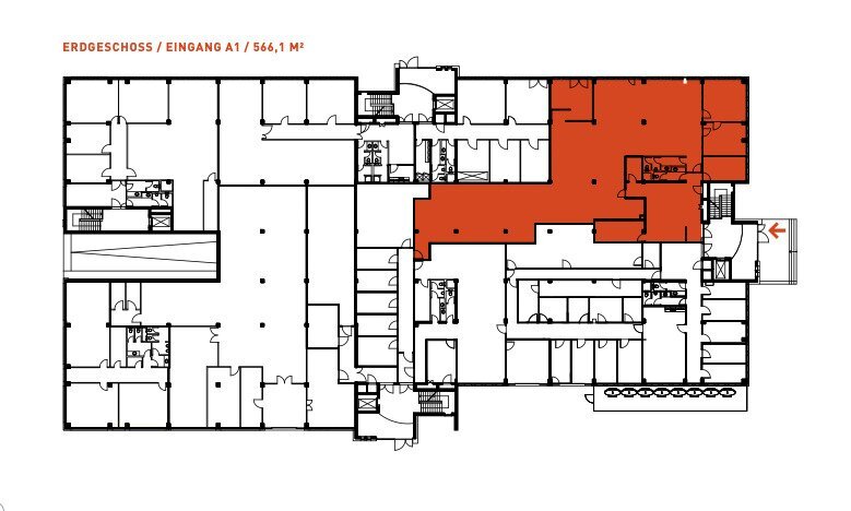 Bürofläche zur Miete provisionsfrei 12 € 6.649 m²<br/>Bürofläche ab 253 m²<br/>Teilbarkeit Neu-Isenburg Neu-Isenburg 63263