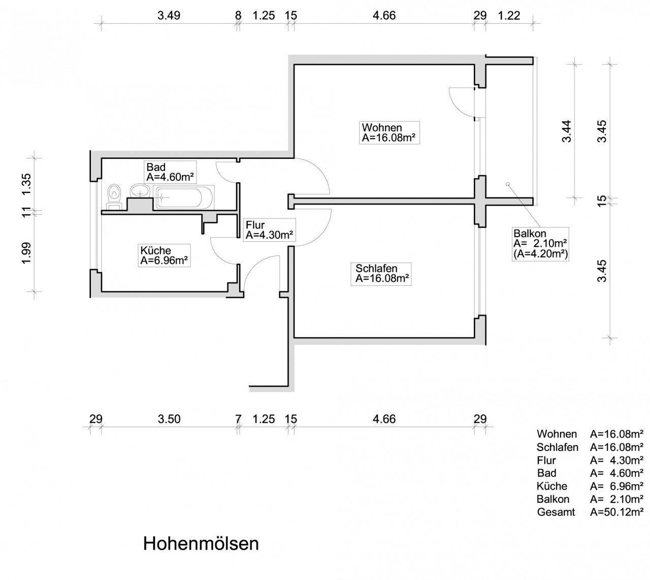 Wohnung zur Miete 335 € 2 Zimmer 51,6 m²<br/>Wohnfläche 2.<br/>Geschoss Karl-Liebknecht-Ring 30 Hohenmölsen Hohenmölsen 06679