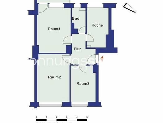 Studio zur Miete Tauschwohnung 395 € 3 Zimmer 56 m² EG Haselhorst Berlin 13599