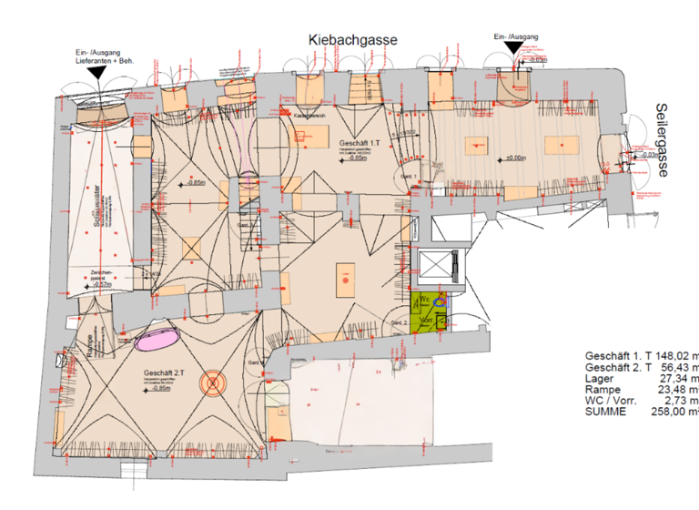 Laden zur Miete 253,9 m² Verkaufsfläche Innsbruck 6020