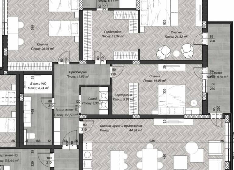 Studio zum Kauf 511.451 € 4 Zimmer 222,4 m² Sofia