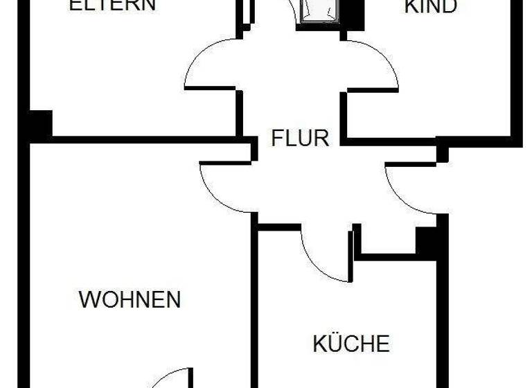 Wohnung zur Miete 429 € 3 Zimmer 58,9 m² 1. Geschoss frei ab 06.03.2026 Buddestraße 9 Scholven Gelsenkirchen 45896