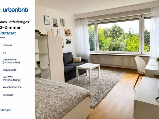 WG-Zimmer zur Miete auf Zeit 600 € 25 m² frei ab 20.12.2026 Ramsbachstraße Degerloch Degerloch 70597
