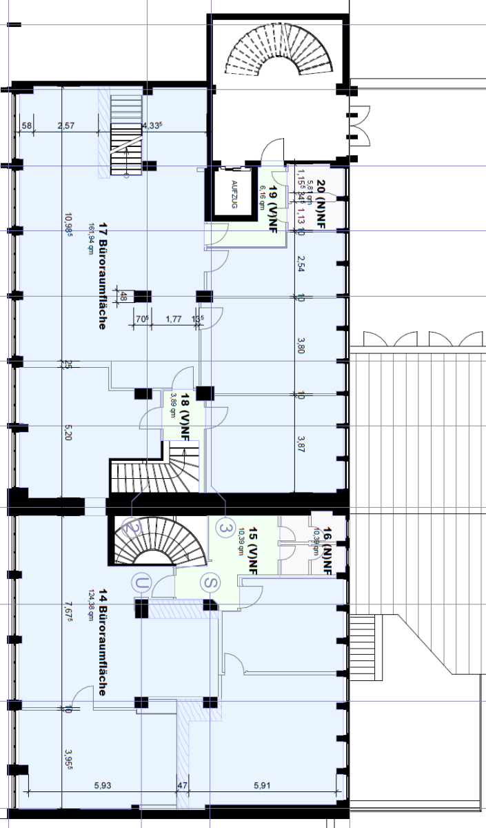 Bürofläche zur Miete provisionsfrei 13,50 € 111,2 m²<br/>Bürofläche ab 111,2 m²<br/>Teilbarkeit Südviertel Essen 45128