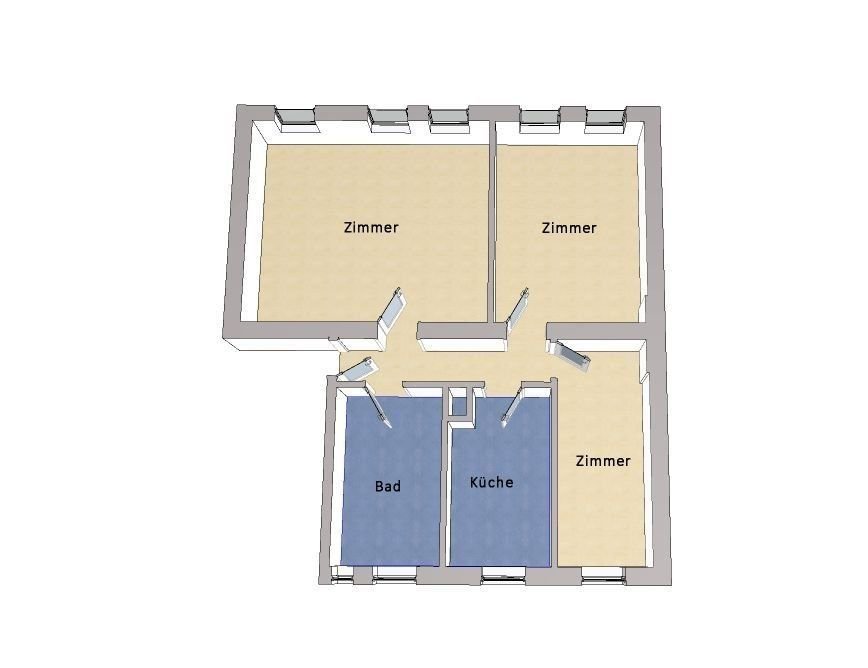 Wohnung zum Kauf 439.000 € 3 Zimmer 104 m²<br/>Wohnfläche ab sofort<br/>Verfügbarkeit Spandau Berlin 13585