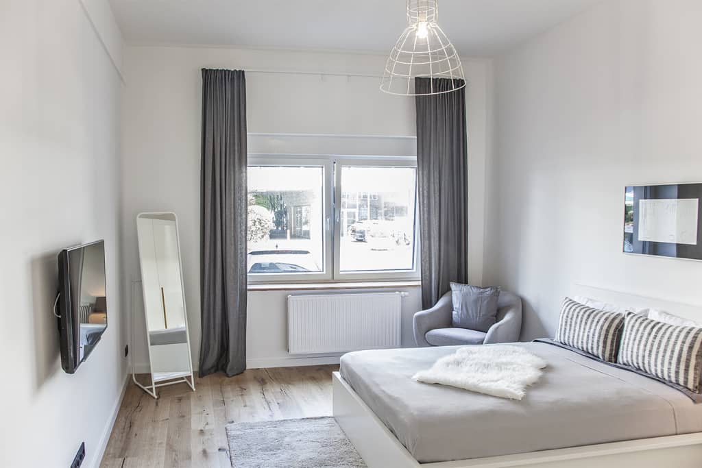 Wohnung zur Miete Wohnen auf Zeit 1.400 € 2 Zimmer 44 m²<br/>Wohnfläche 01.05.2025<br/>Verfügbarkeit Augustastraße Pempelfort Düsseldorf 40477