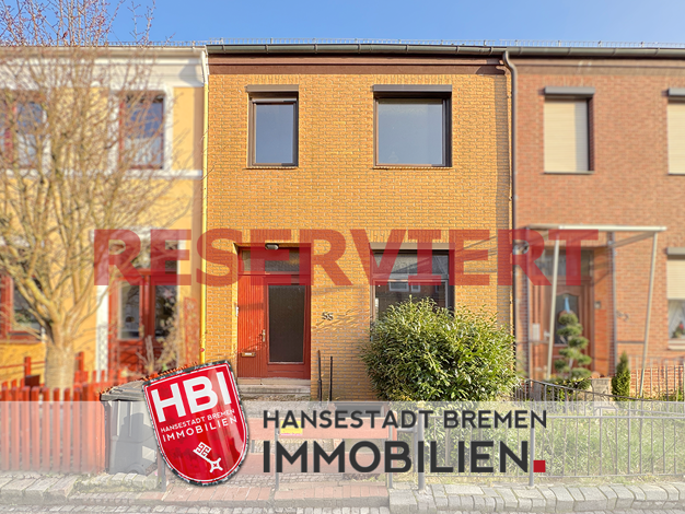 Reihenmittelhaus zum Kauf 189.000 € 4 Zimmer 86 m² 107 m² Grundstück Regensburger Straße Bremen 28215
