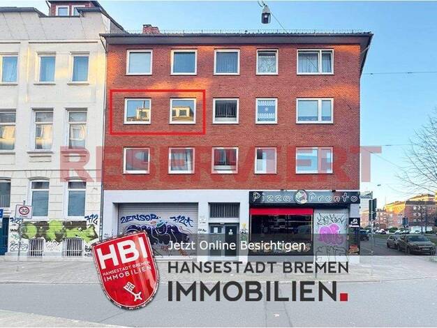Wohnung zum Kauf 149.000 € 2 Zimmer 60 m² 2. Geschoss Bahnhofsvorstadt Bremen 28195