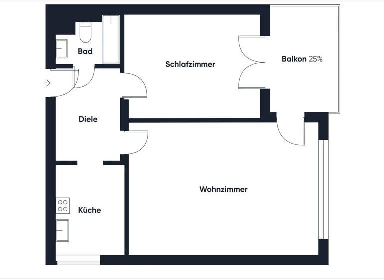 Wohnung zum Kauf 99.000 € 2 Zimmer 63 m² 1. Geschoss Dröschede Iserlohn 58644
