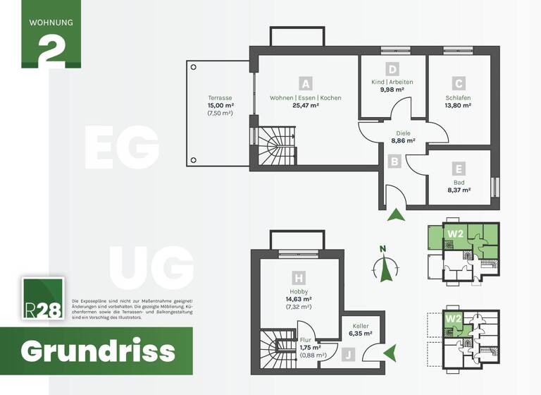 Terrassenwohnung zum Kauf - Erstbezug provisionsfrei 524.300 € 4 Zimmer 82,2 m² EG Rackertshofener Straße 28 Wettstetten 85139