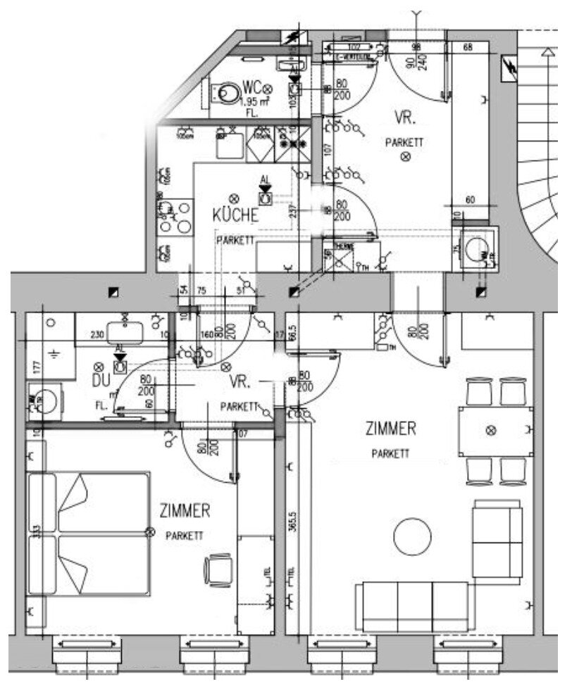 Wohnung zum Kauf 328.890 € 2 Zimmer 61 m²<br/>Wohnfläche 1.<br/>Geschoss Reinprechtsdorfer Straße Wien 1050