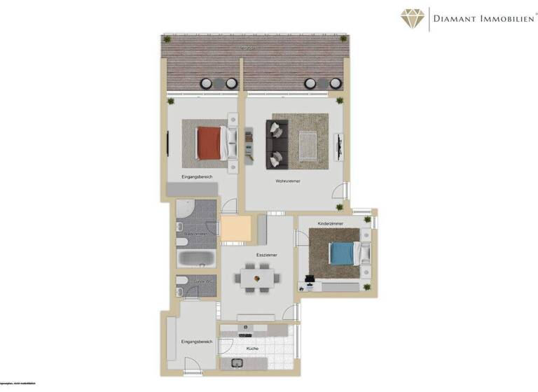 Wohnung zum Kauf 495.000 € 3 Zimmer 97,9 m² 4. Geschoss Waldkolonie Putzbrunn 85640