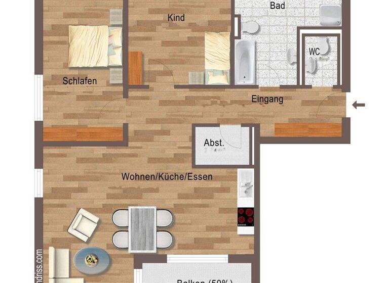 Wohnung zum Kauf - Erstbezug 488.432 € 3 Zimmer 100 m² Plattling 94447