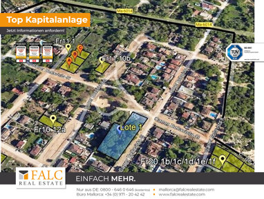 Freizeitgrundstück zum Kauf provisionsfrei 2.363.130 € 3.385,9 m² Grundstück Palma de Mallorca 07600