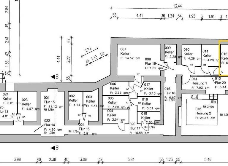Studio zur Miete 2.455 € 3 Zimmer 123,3 m² 1. Geschoss Moabit Berlin 10557