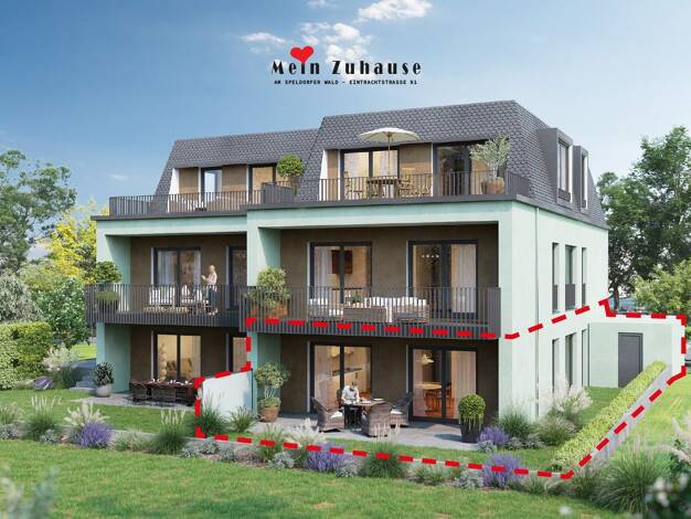 Wohnung zum Kauf - Erstbezug provisionsfrei 544.000 € 3 Zimmer 98,7 m² Speldorf Mülheim an der Ruhr 45478