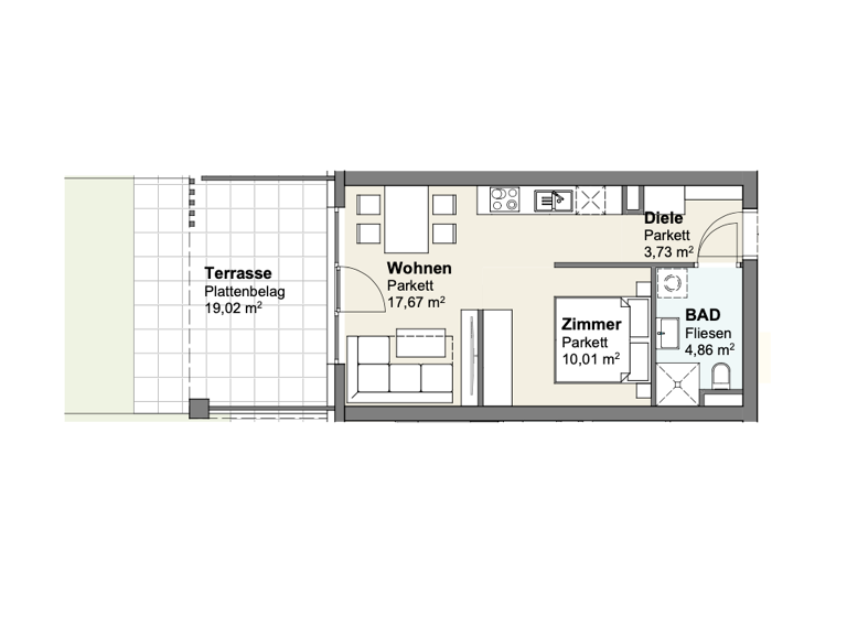 Studio zum Kauf - Erstbezug 218.900 € 1 Zimmer 36,3 m² EG Velden am Wörther See 9220