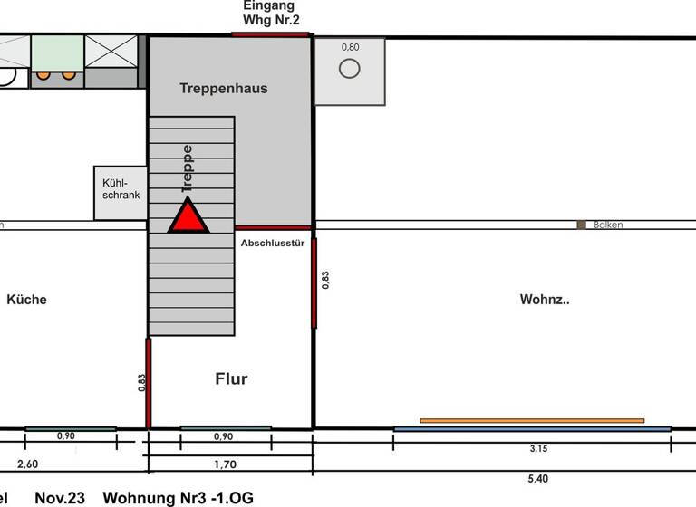Maisonette zur Miete 530 € 3 Zimmer 77 m² Geschoss 1/2 frei ab 01.05.2026 Michelstadt 64720