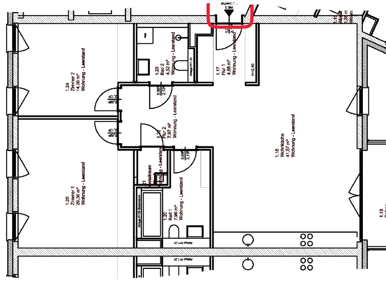 Wohnung zur Miete 1.840 € 3 Zimmer 108,1 m² 1. Geschoss frei ab 01.05.2026 Friedrich-Ebert-Straße 125 Nördliche Innenstadt Potsdam 14469