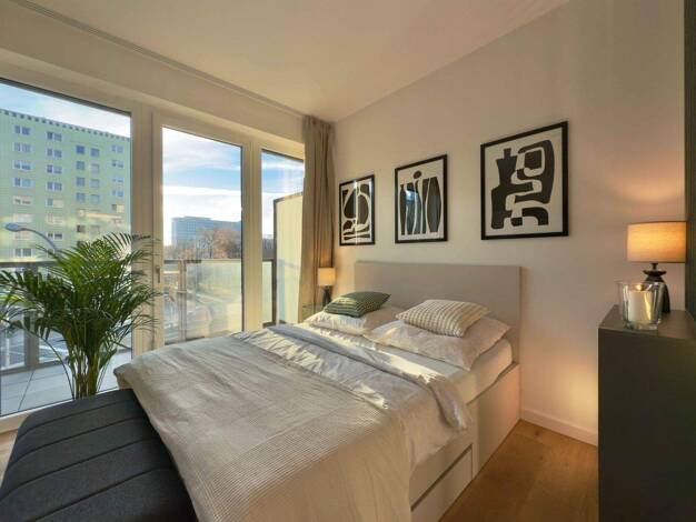 Studio zur Miete Wohnen auf Zeit 1.195 € 1 Zimmer 34 m² frei ab 01.04.2026 Platz der Vereinten Nationen 22 A Friedrichshain Berlin 10249