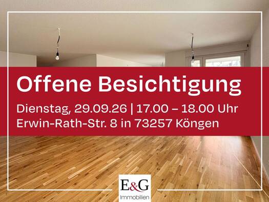 Wohnung zum Kauf - Erstbezug provisionsfrei 598.750 € 4 Zimmer 107,2 m² EG Köngen 73257