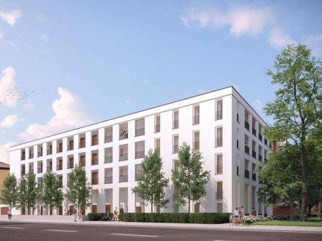 Terrassenwohnung zum Kauf - Neubau provisionsfrei 417.900 € 2 Zimmer 45,2 m² 4 Geschosse Prüfeninger Straße 41 Westenviertel Regensburg 93049