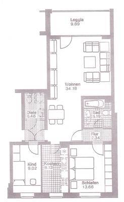 Wohnung zum Kauf provisionsfrei 200.000 € 3 Zimmer 83 m²<br/>Wohnfläche ab sofort<br/>Verfügbarkeit Echterdinger Hof Langenhagen - Mitte Langenhagen 30853