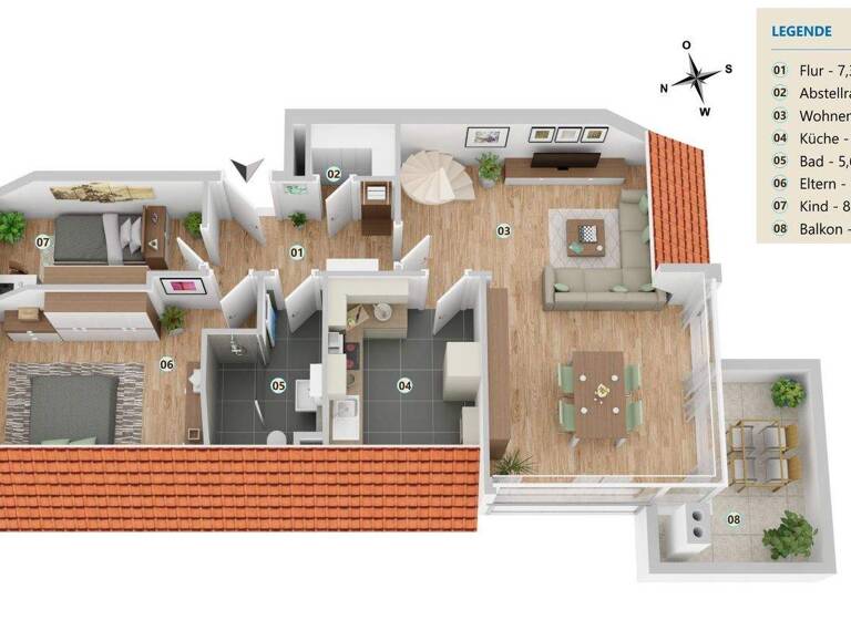 Maisonette zum Kauf 349.000 € 3 Zimmer 96 m² Plattenwald Bad Friedrichshall 74177