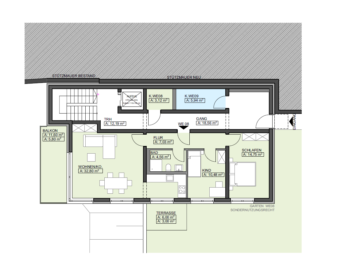 Wohnung zum Kauf provisionsfrei 450.000 € 3 Zimmer 78,4 m²<br/>Wohnfläche Trachenberge Dresden 01129