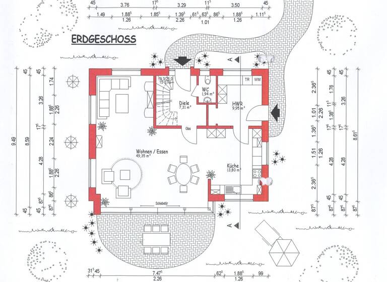 Einfamilienhaus zum Kauf provisionsfrei 599.000 € 4 Zimmer 169 m² 1.346 m² Grundstück Neusustrum Sustrum 49762