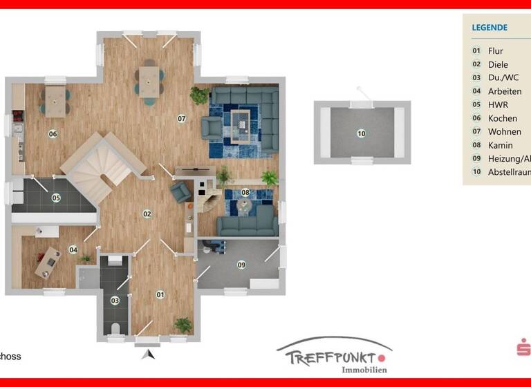 Einfamilienhaus zum Kauf 395.000 € 5 Zimmer 205 m² 598 m² Grundstück Borssum/Hilmarsum Emden 26725