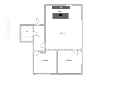 Loft zur Miete Tauschwohnung 1.200 € 3 Zimmer 90 m² 1. Geschoss Niendorf Hamburg 22523