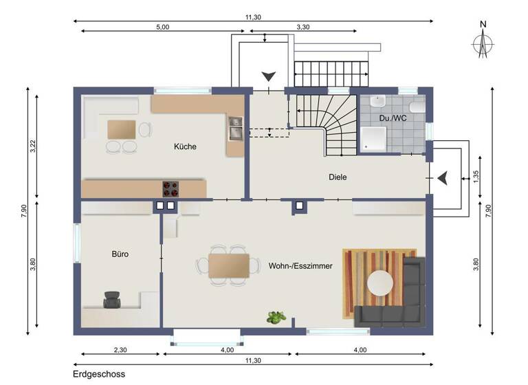 Einfamilienhaus zum Kauf 239.000 € 6 Zimmer 130 m² 495 m² Grundstück Sonnenscheinstr. 32 Biemenhorst Bocholt 46395