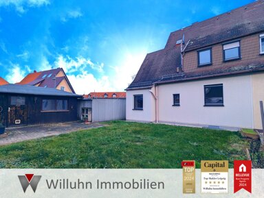 Doppelhaushälfte zum Kauf 199.900 € 4 Zimmer 90 m² 376 m² Grundstück Böhlen Böhlen 04564