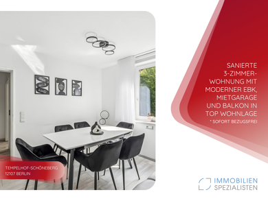 Wohnung zum Kauf 369.000 € 3 Zimmer 77,2 m² 1. Geschoss Mariendorf Berlin 12107