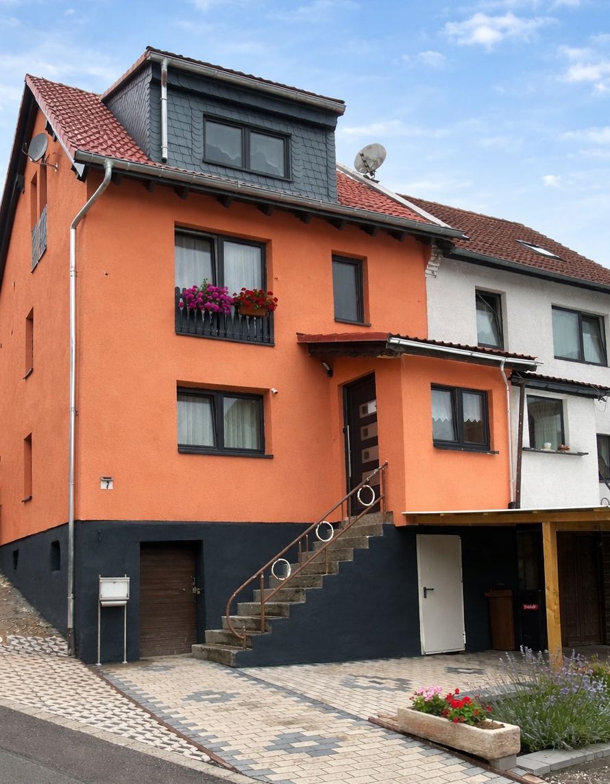 Immobilie in Sinntal - Großzügiges Einfamilienhaus mit viel Nutzfläche - komplett saniert, mit Terrassen, Garten & Garagen - Bild 0