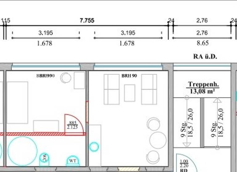 Studio zur Miete 317 € 1 Zimmer 35,2 m² 2. Geschoss frei ab sofort Prenzlau 17291