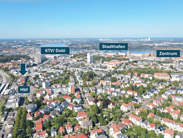 Bürofläche zur Miete 2.757 € 6 Zimmer 250,7 m² Bürofläche Goethestraße 17 Stadtmitte Rostock 18055