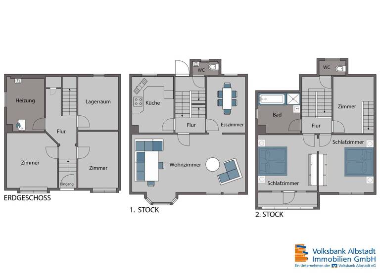 Doppelhaushälfte zum Kauf 149.000 € 7 Zimmer 125 m² 432 m² Grundstück frei ab sofort Tailfingen Albstadt 72461