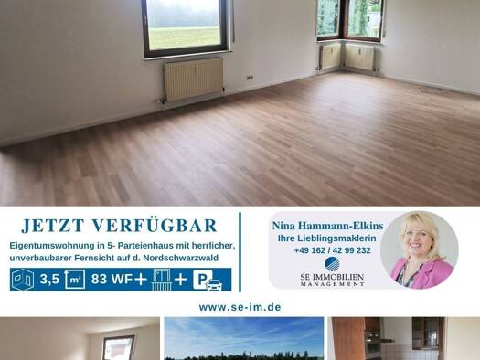 Wohnung zum Kauf 172.000 € 3,5 Zimmer 83 m² Dobel 75335