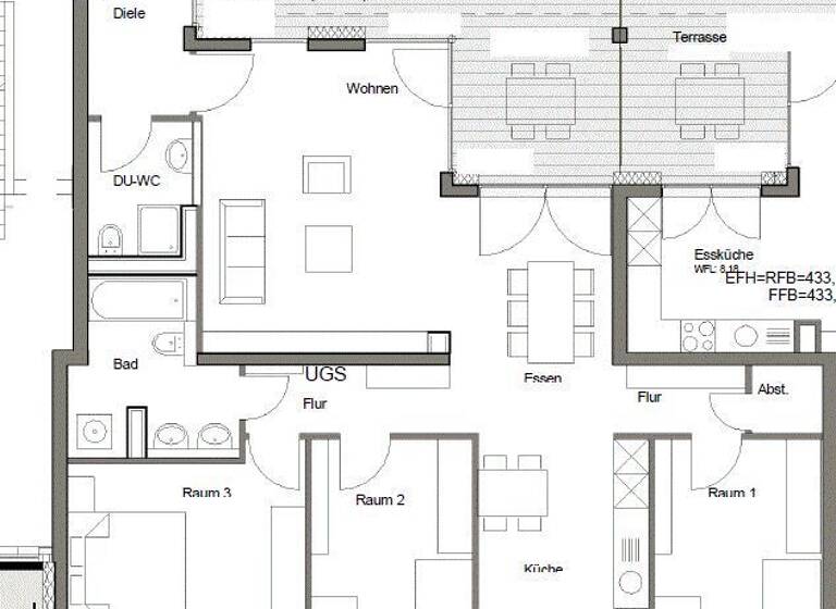 Wohnung zur Miete 1.610 € 4 Zimmer 121 m²<br/>Wohnfläche EG<br/>Geschoss 01.08.2025<br/>Verfügbarkeit Liesel-Bach-Straße 56 Flugfeld Böblingen 71034
