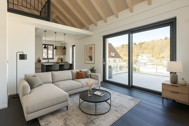 Maisonette zum Kauf provisionsfrei 650.000 € 4 Zimmer 126 m² Dachgeschoss, 1. Geschoss frei ab sofort Hauptstraße 51 Rückersdorf Rückersdorf 90607