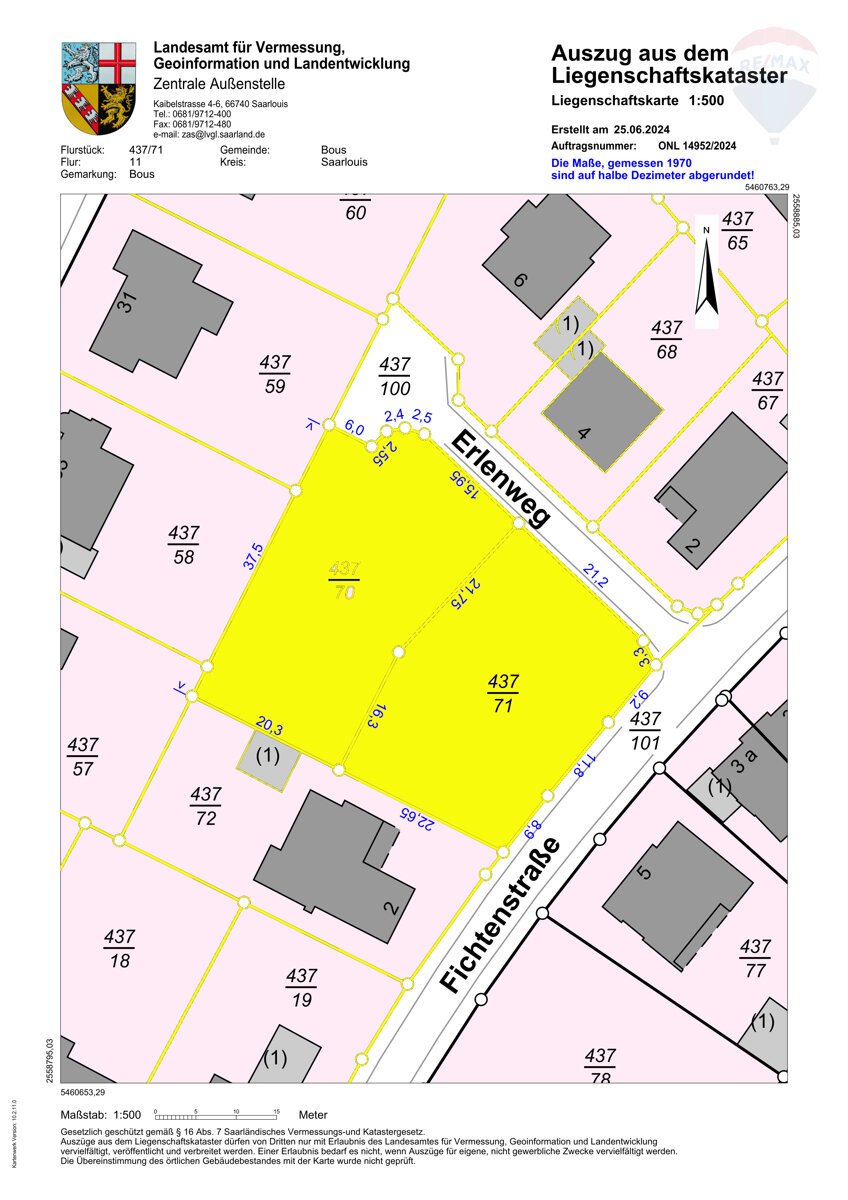 Grundstück zum Kauf 420.000 € 1.718 m²<br/>Grundstück Bous 66359