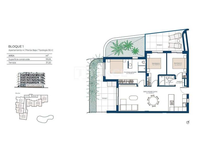 Studio zum Kauf 375.000 € 4 Zimmer 98 m² EG Murcia 30155
